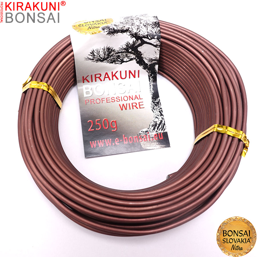 KIRAKUNI PROFESSIONAL - Hliníkový eloxovaný drôt 250 g - Ø 2,5mm