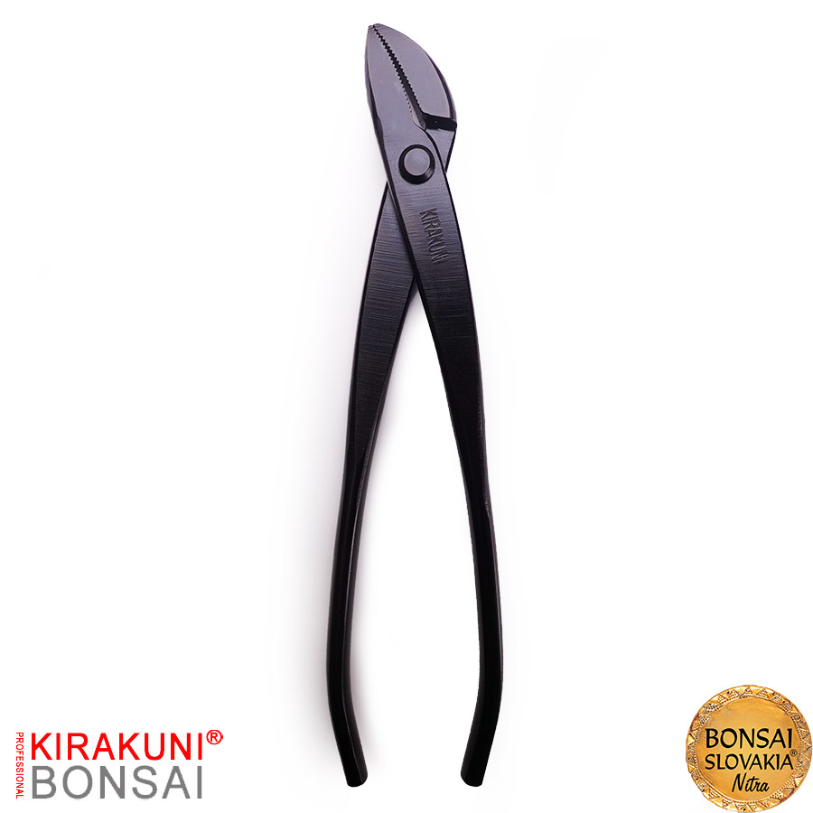 KIRAKUNI PROFESSIONAL Tvarované Kliešte na jiny čierne 210 mm