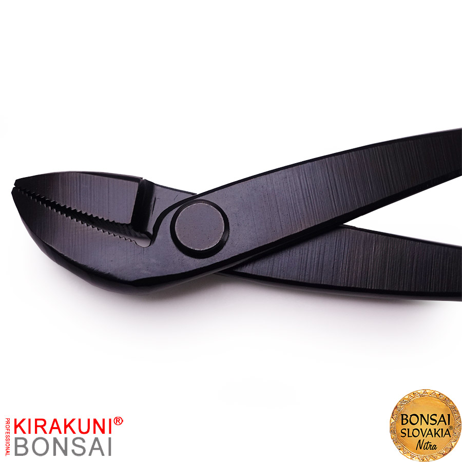 KIRAKUNI PROFESSIONAL Tvarované Kliešte na jiny čierne 210 mm