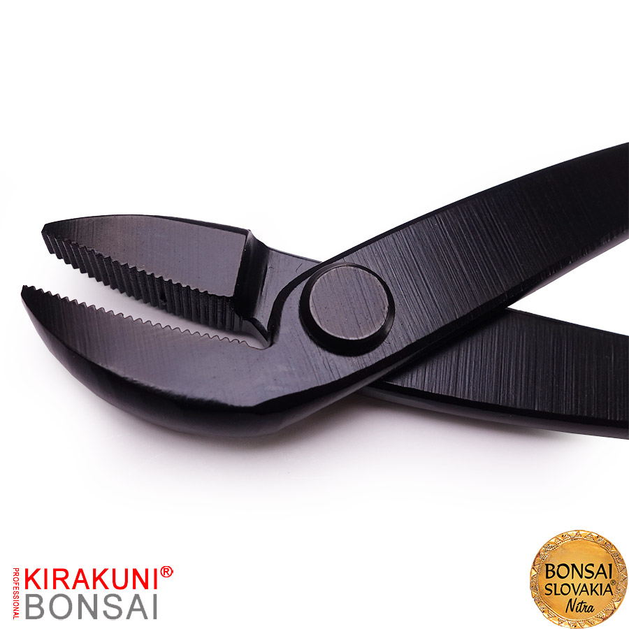 KIRAKUNI PROFESSIONAL Tvarované Kliešte na jiny čierne 210 mm