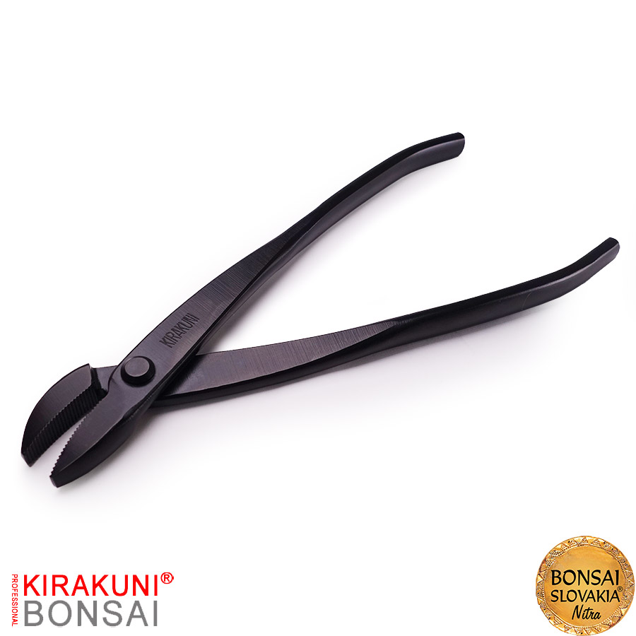 KIRAKUNI PROFESSIONAL Tvarované Kliešte na jiny čierne 210 mm