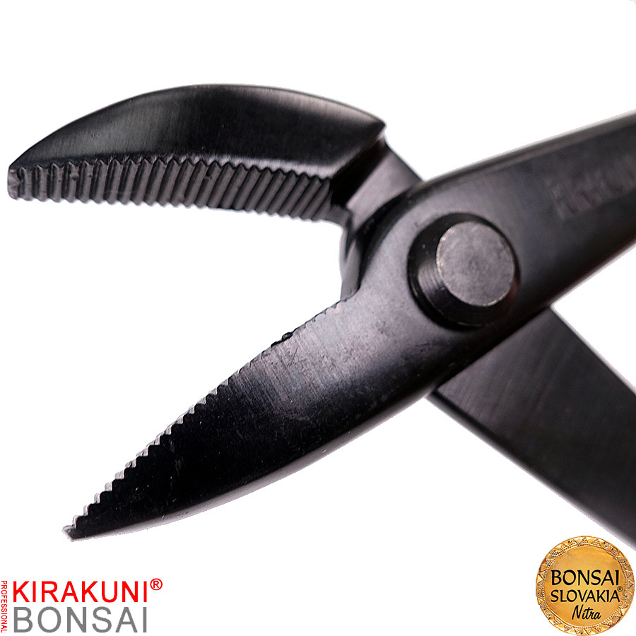 KIRAKUNI PROFESSIONAL Tvarované Kliešte na jiny čierne 210 mm