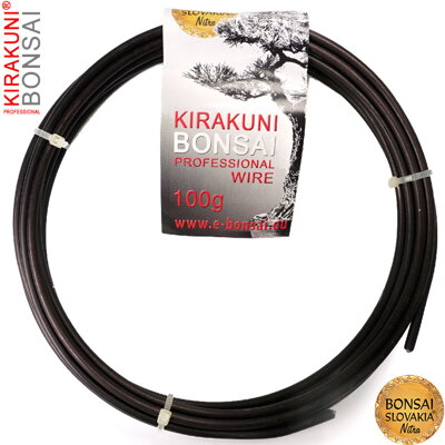 KIRAKUNI PROFESSIONAL - Hliníkový eloxovaný drôt 100g - Ø 3,5 mm
