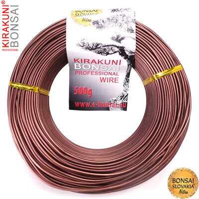KIRAKUNI PROFESSIONAL - Hliníkový eloxovaný drôt 500g - Ø 1,5 mm
