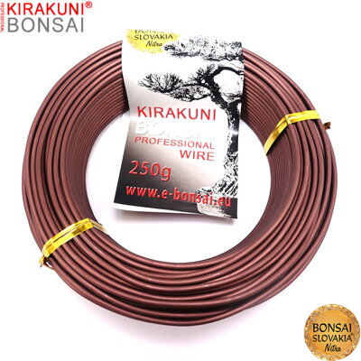 KIRAKUNI PROFESSIONAL - Hliníkový eloxovaný drôt 250g - Ø 2,0 mm