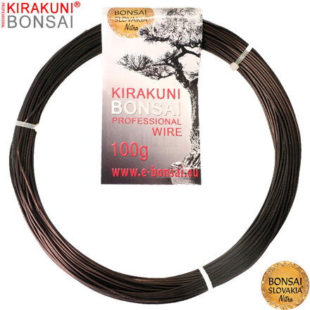 KIRAKUNI PROFESSIONAL - Hliníkový eloxovaný drôt 100g - Ø 1,0 mm