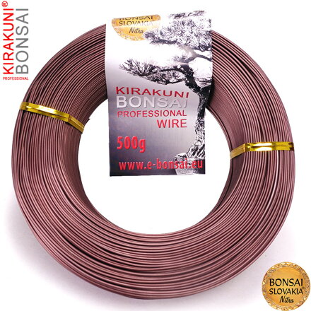 KIRAKUNI PROFESSIONAL - Hliníkový eloxovaný drôt 500g - Ø 1,0 mm