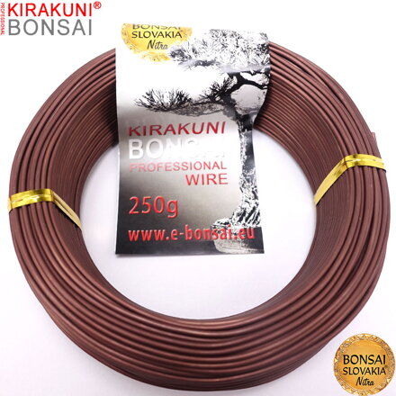 KIRAKUNI PROFESSIONAL - Hliníkový eloxovaný drôt 250g - Ø 1,5 mm