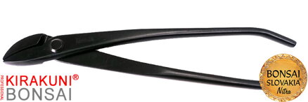KIRAKUNI PROFESSIONAL Tvarované Kliešte na jiny čierne 210 mm