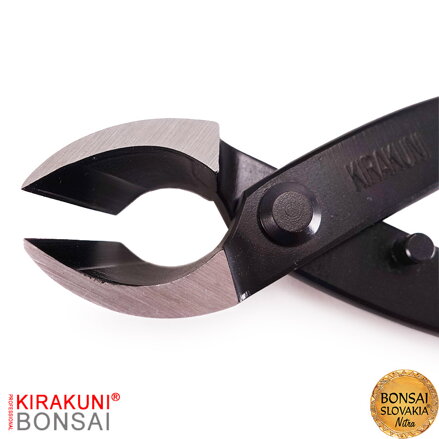 KIRAKUNI PROFESSIONAL  Kliešte konkávne šikmé čierne 210 mm