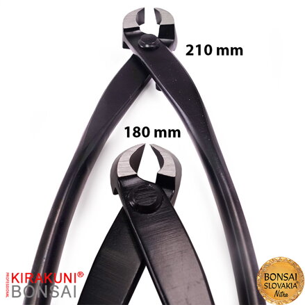 KIRAKUNI PROFESSIONAL  Kliešte konkávne šikmé čierne 210 mm