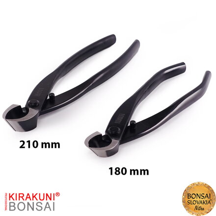 KIRAKUNI PROFESSIONAL  Kliešte konkávne šikmé čierne 210 mm
