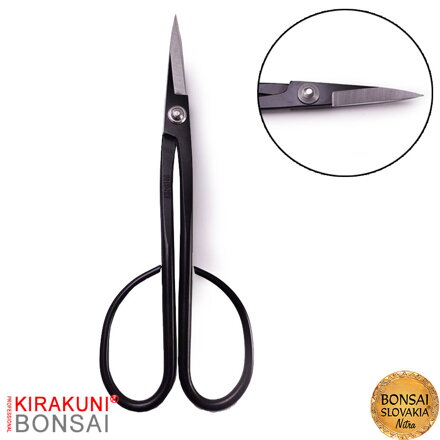 KIRAKUNI PROFESSIONAL Nožnice dlhé čierne 210mm