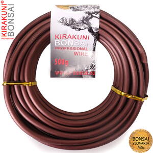 KIRAKUNI PROFESSIONAL - Hliníkový eloxovaný drôt 500g - Ø 6,0 mm