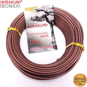 KIRAKUNI PROFESSIONAL - Hliníkový eloxovaný drôt 250g - Ø 2,5 mm