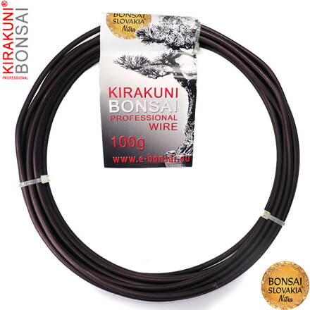 KIRAKUNI PROFESSIONAL - Hliníkový eloxovaný drôt 100g - Ø 3,0 mm