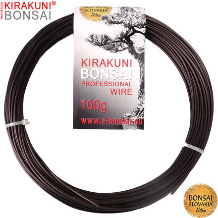 KIRAKUNI PROFESSIONAL - Hliníkový eloxovaný drôt 100g - Ø 1,5 mm