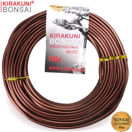 KIRAKUNI PROFESSIONAL - Hliníkový eloxovaný drôt 500g - Ø 3,0 mm