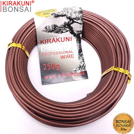KIRAKUNI PROFESSIONAL - Hliníkový eloxovaný drôt 250g - Ø 3,0 mm